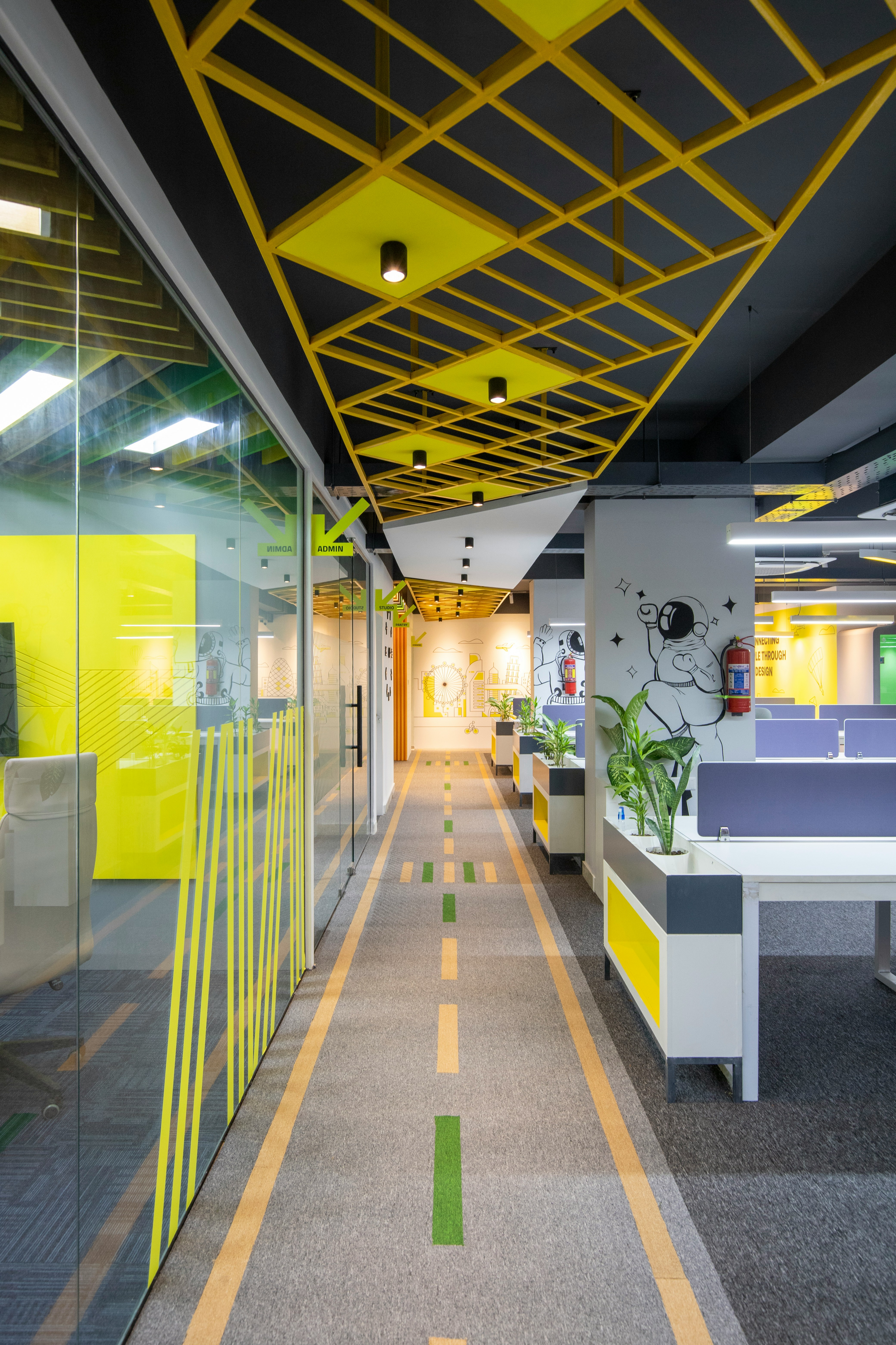 Modern digital design workspace
